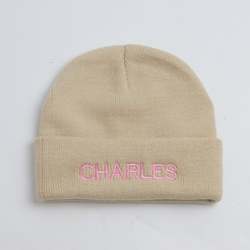 Personalized Embroidery Beanie Hat with Monogram for Comfort & Unique | INKid15
