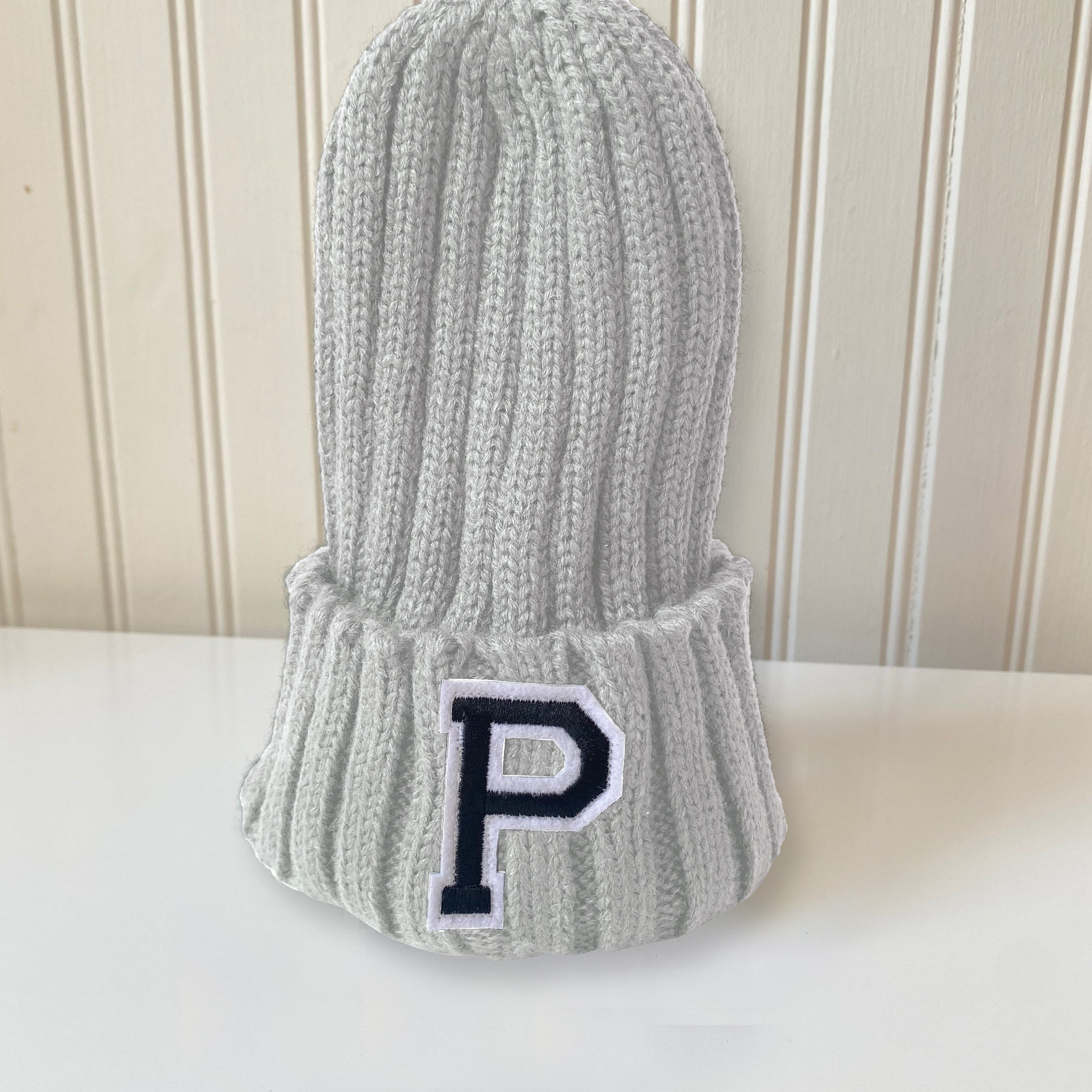 Personalized Patch Leatter Kid Beanie Hat | INKid19