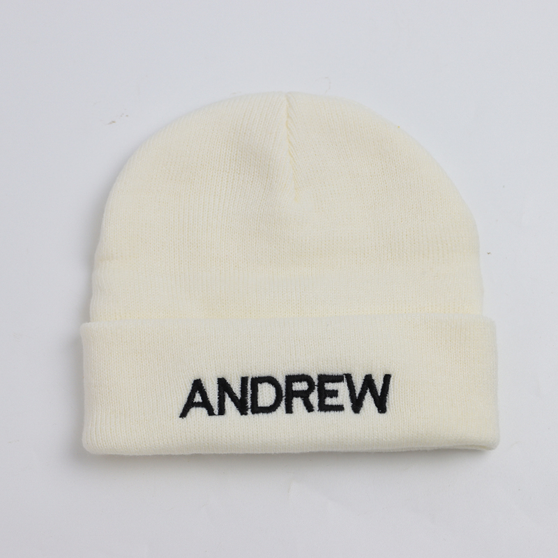 Personalized Embroidery Beanie Hat with Monogram for Comfort & Unique | INKid15