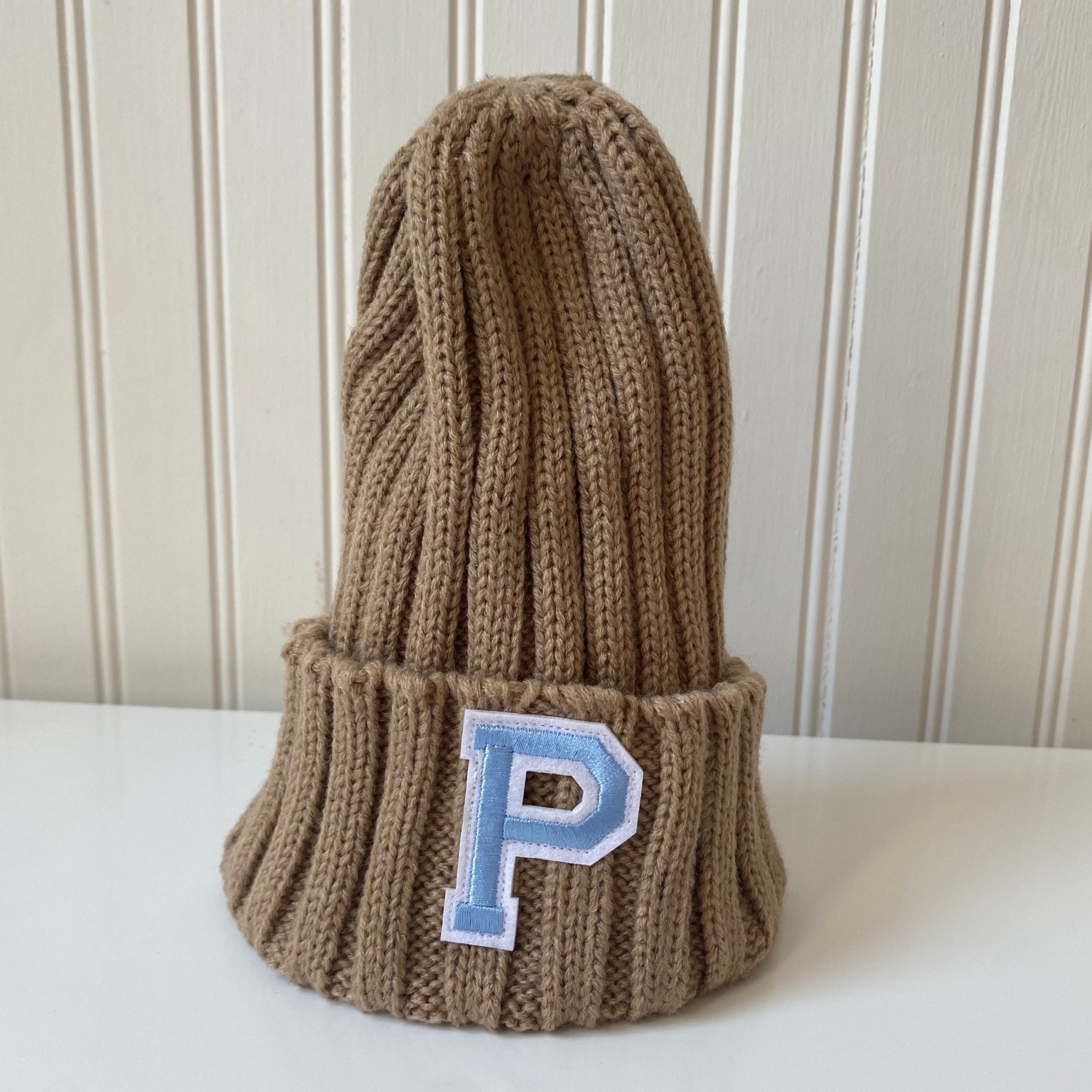 Personalized Patch Leatter Kid Beanie Hat | INKid19