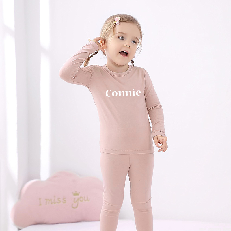Personalized Cozy Soft Kids Pajama Set | inSet02