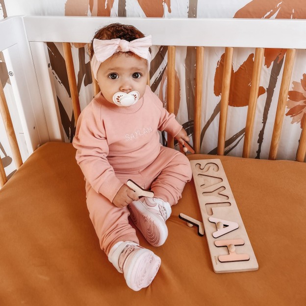 Personalized Embroidery Kids Jogger Set | inSet01