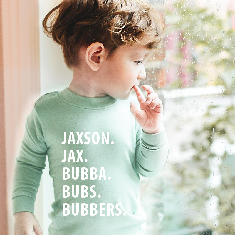 Personalized Cozy Soft Kids Pajama Set | inSet03