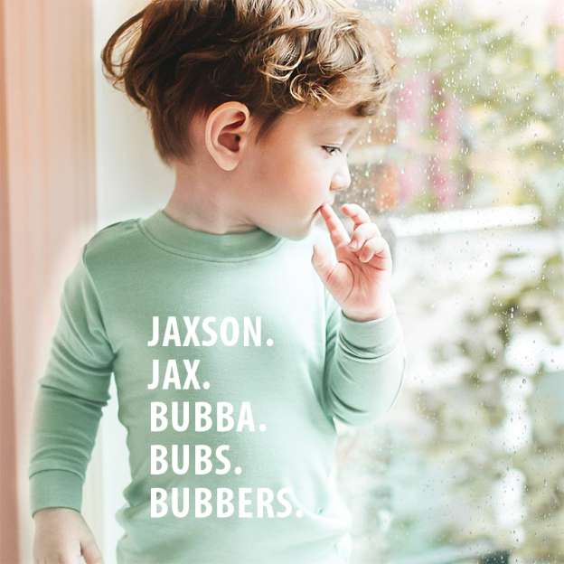 Personalized Cozy Soft Kids Pajama Set | inSet03