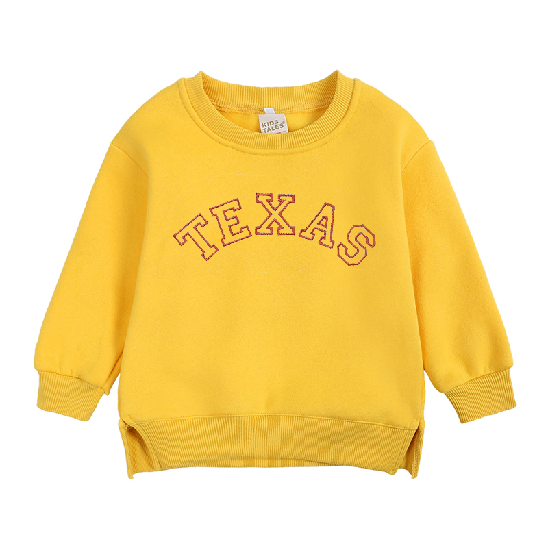 Personalized Embroidered  Kid Cozy Crewneck Sweatshirt | inSweatshirt11