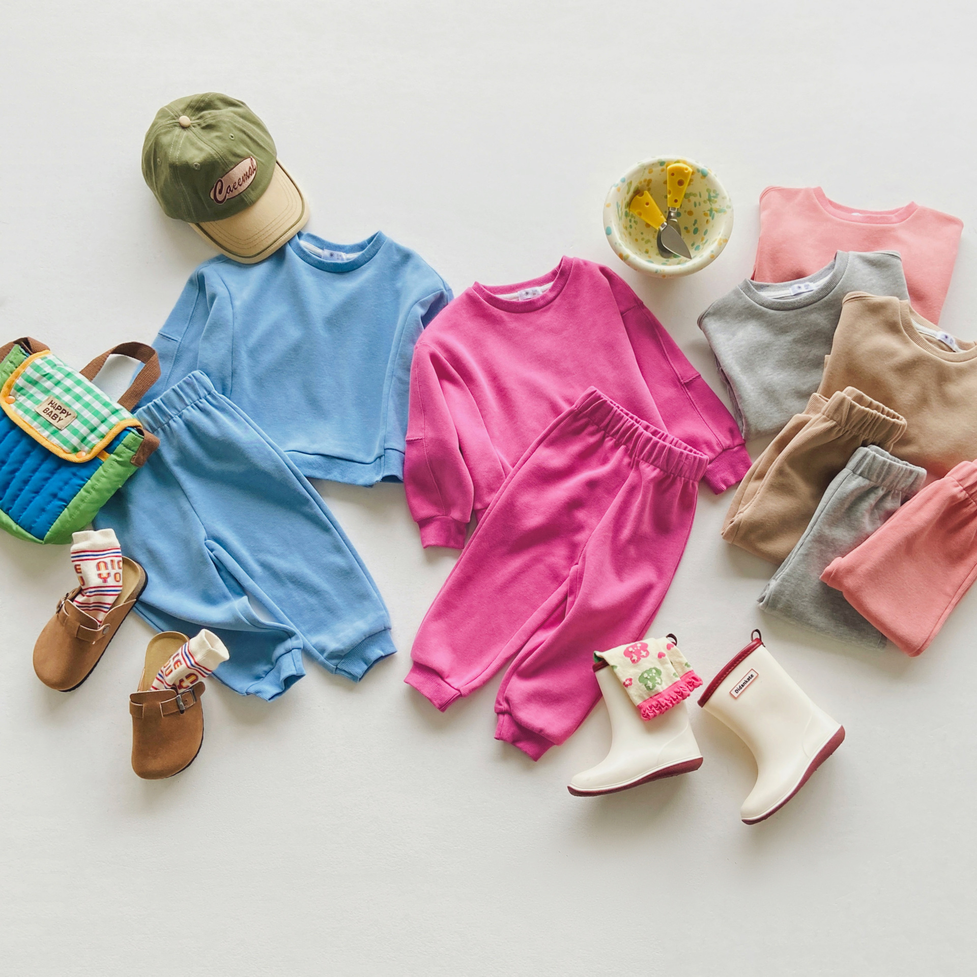 Personalized Kids Color Jogger Set | inSet07(Beanie and Shoes not included)