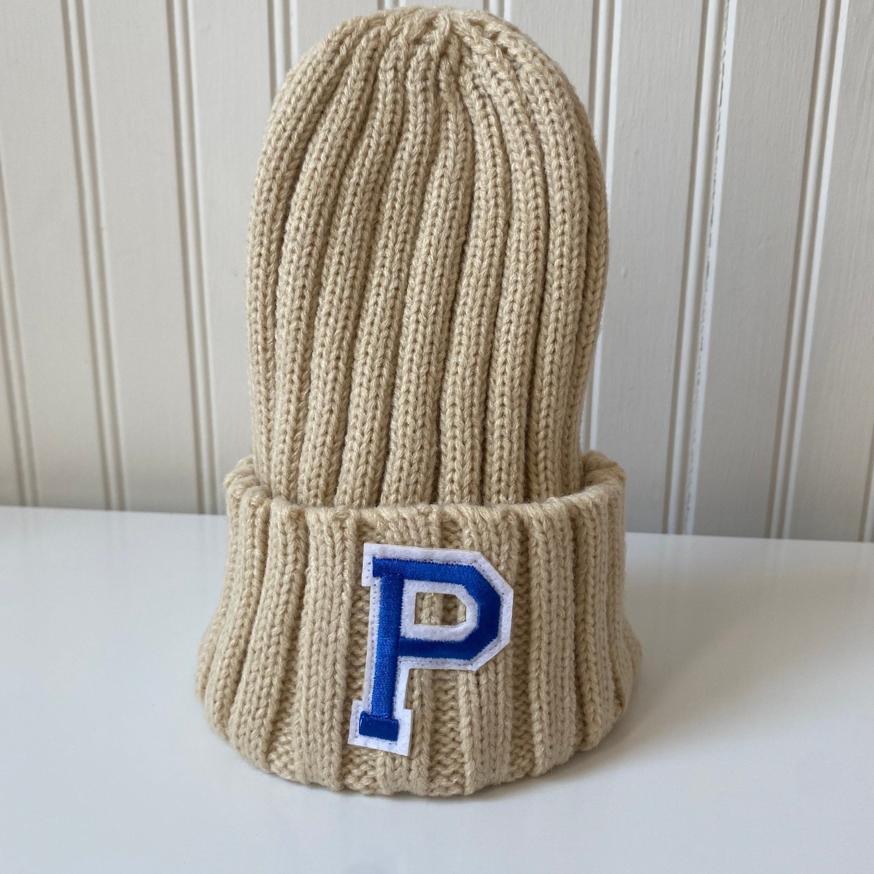 Personalized Patch Leatter Kid Beanie Hat | INKid19