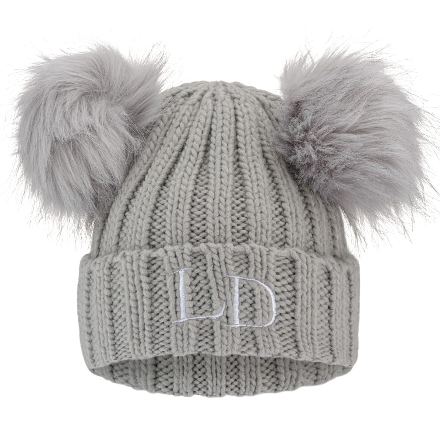 Personalized Embroidery Kid & Adult Pom Pom Hat for Comfort & Unique |