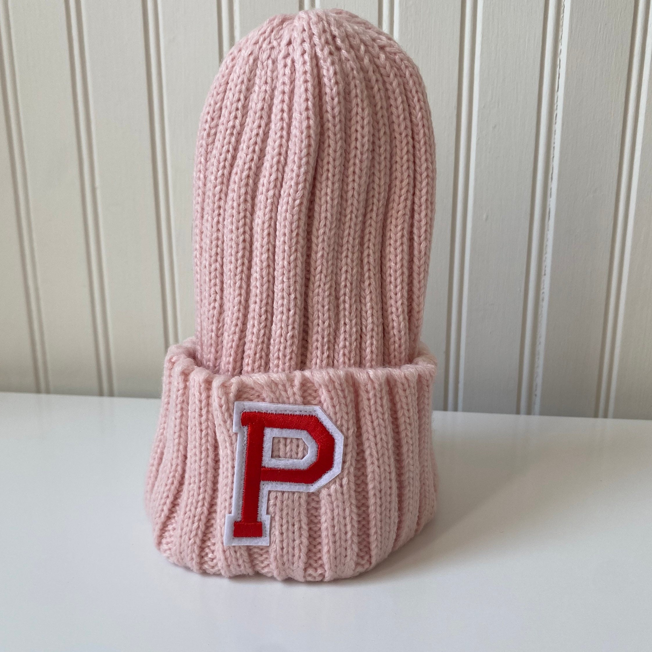 Personalized Patch Leatter Kid Beanie Hat | INKid19