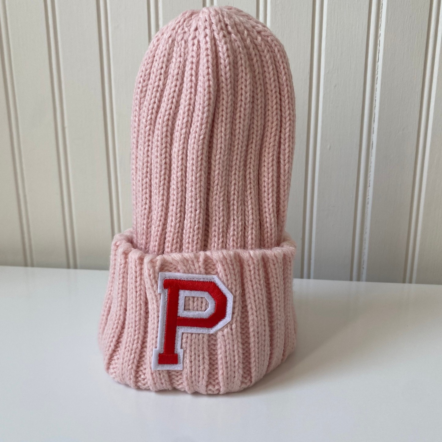 Personalized Patch Leatter Kid Beanie Hat | INKid19