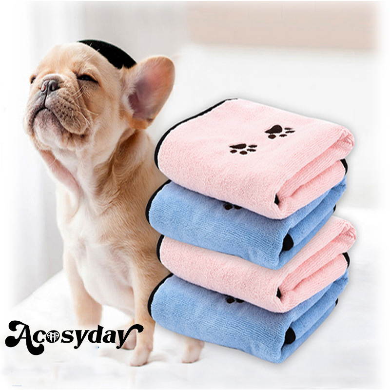 Dog quick dry absorbent cleaning towel