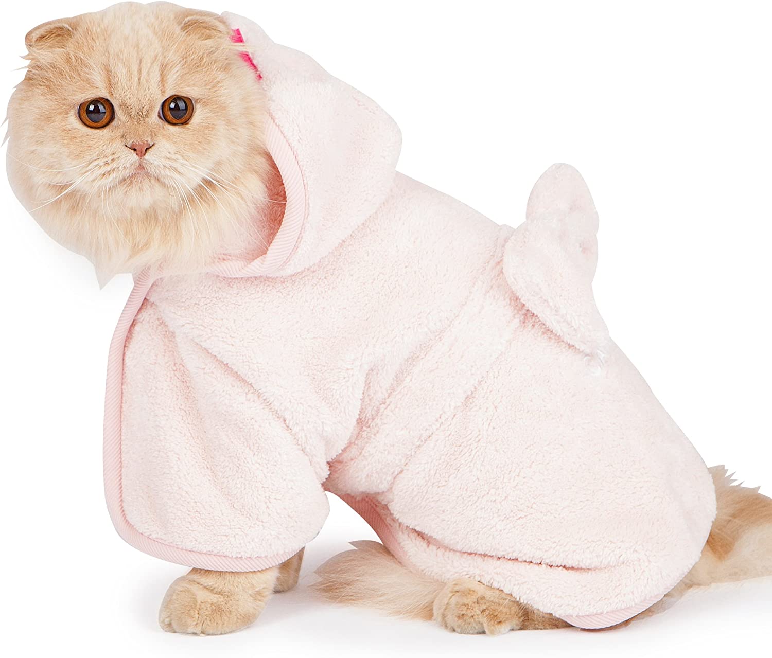 Microfiber bathrobe, suitable for small dogs and cats bathrobe towel