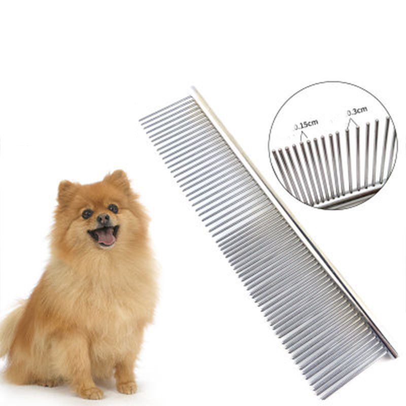 Stainless Steel Row Comb Pet Comb