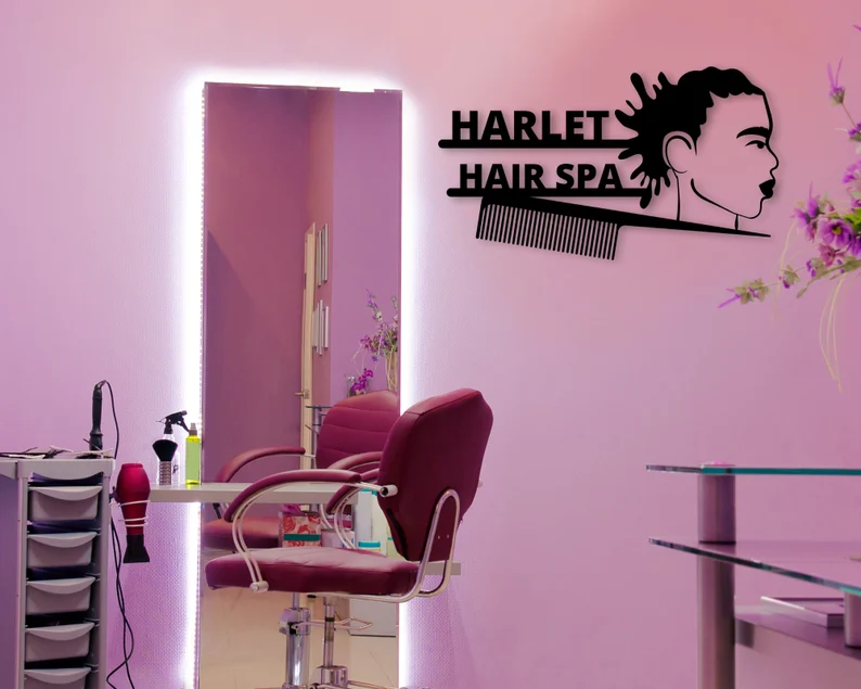 Personalized Hairstylist Name Metal Tag [Buy 2 Free Shipping]