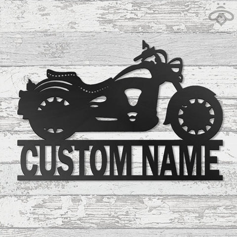 Custom Springer Harley Motorcycle Metal Wall Art