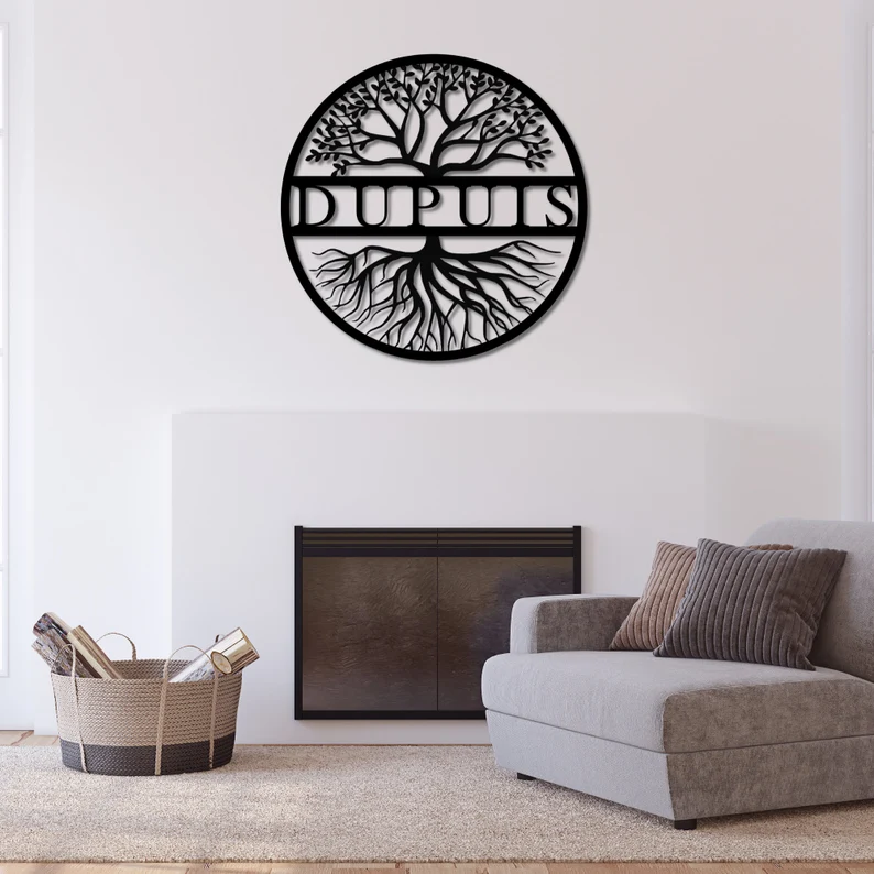 Personalized Family Name Tree of Life Sign【Buy 2 Free Shipping】