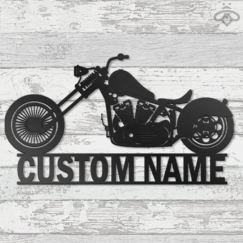 Custom Sportster Choppers Motorcycle Metal Sign-Fathers Day Gift-Personalized Metal Art