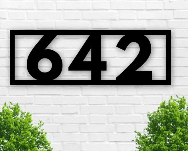 Personalized Digital Address Metal Art【Buy 2 Free Shipping】