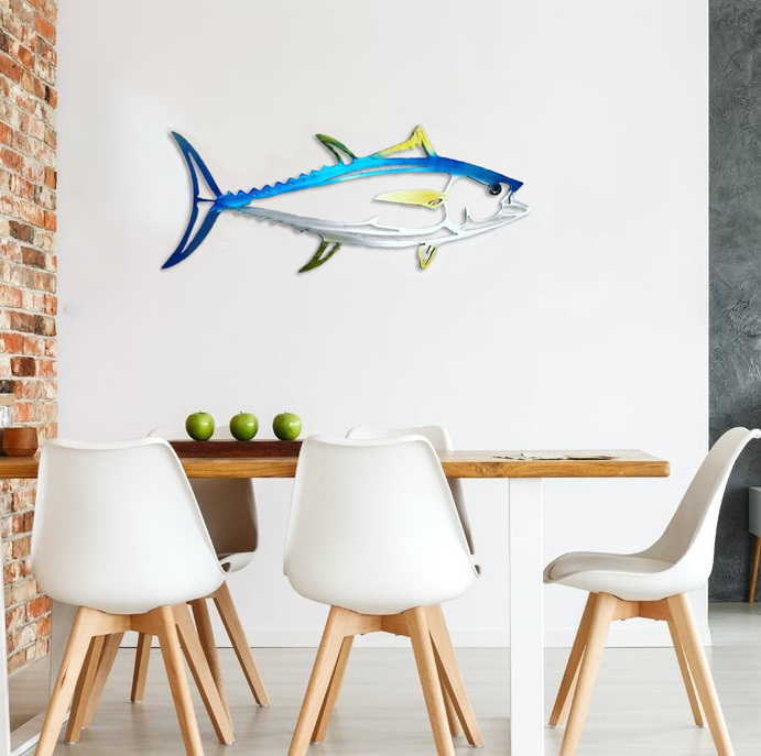 Metal Wall Art Fish Decor Custom Artwork