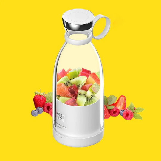 Fresh Juice USB Portable Blender With Free Recipes Book