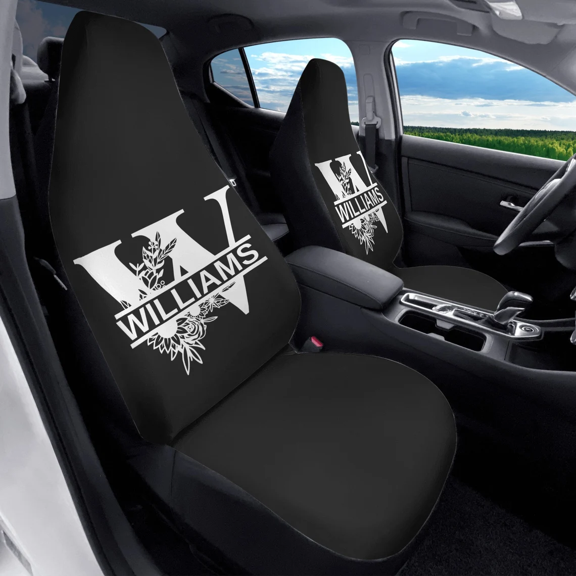 Custom Monogram Car Seat Covers