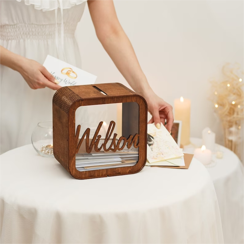 🎁🎁Beautiful Memory Box - Personalized Wedding Card Box