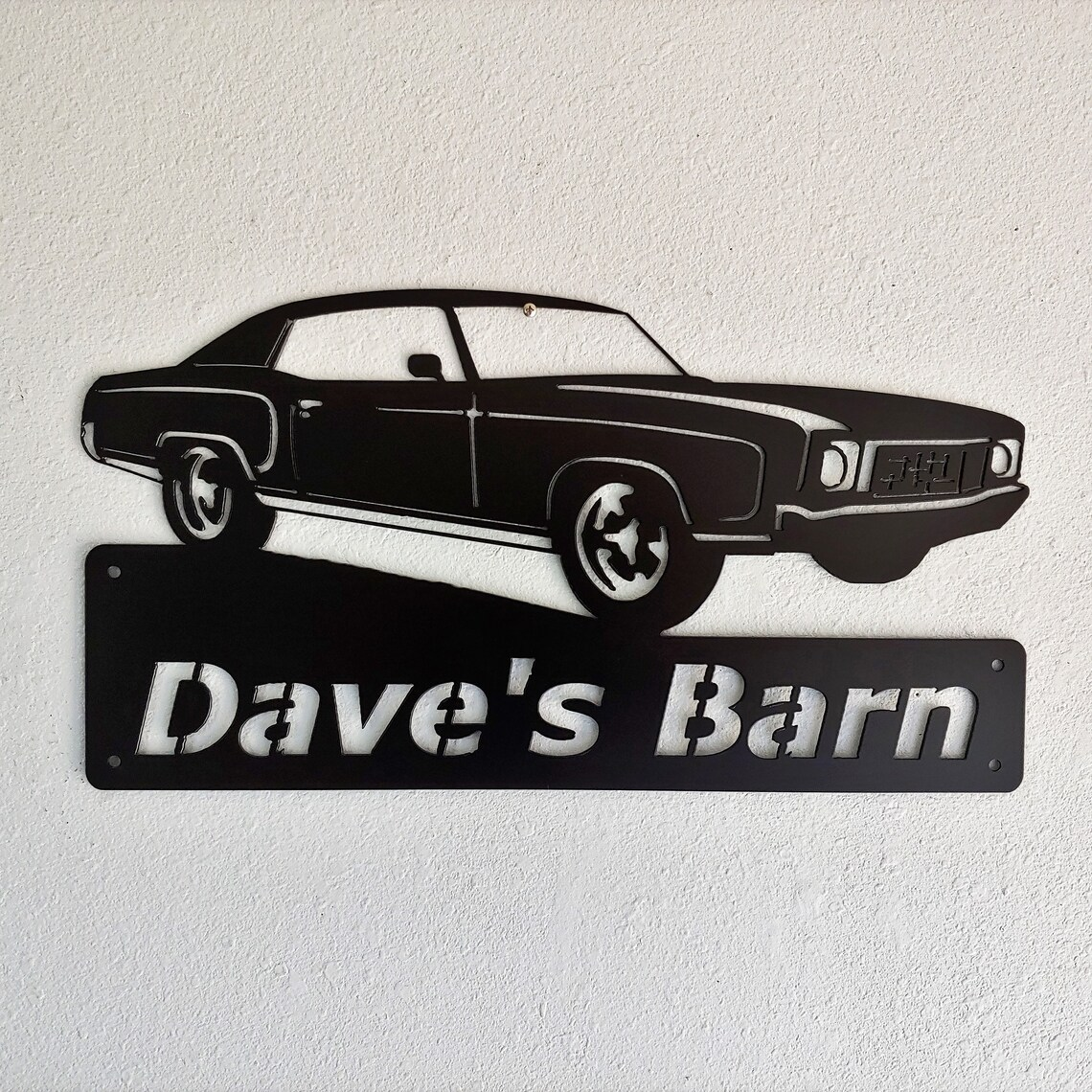 1970 1971 1972 Chevy Monte Carlo - Personalized Metal Sign