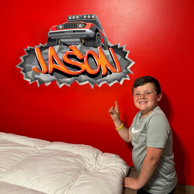  Personalized Boys Room Decor Kids Truck Sticker