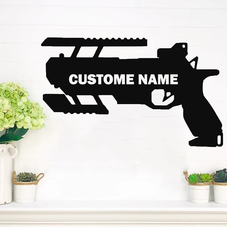 Wingman Apex Legends Gun Gamertag Personalized Game Room