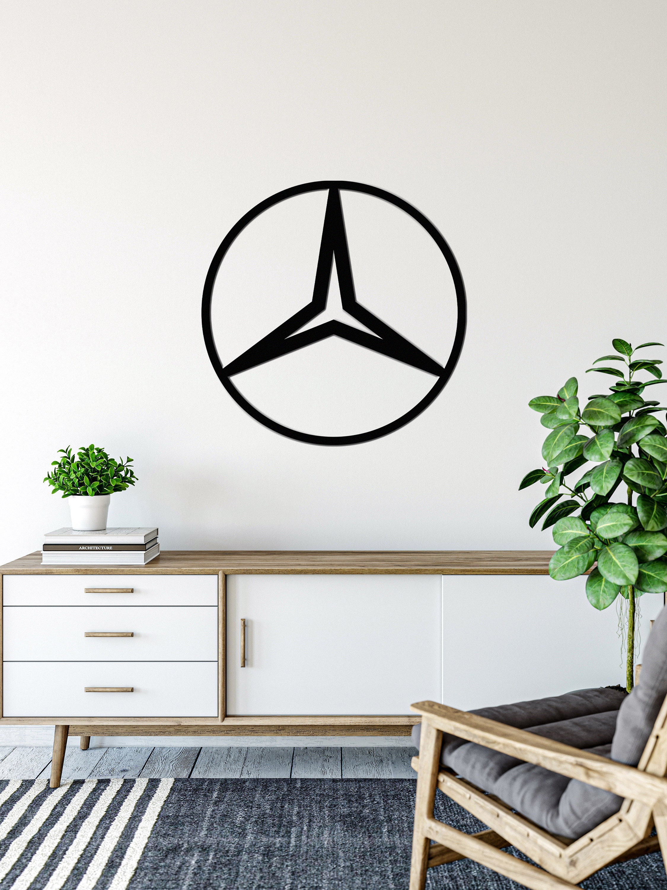 Automotive Sign Wall Art, Automotive Car Logo, 3D Wall Decor
