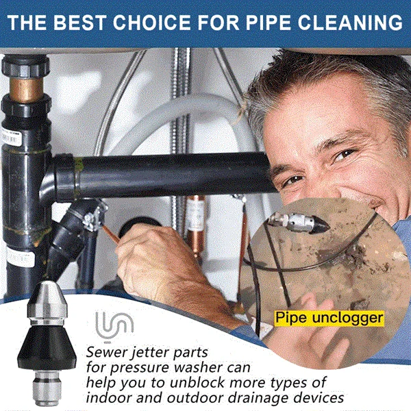 🔥Spring Hot Sale-49% OFF💥Sewer Cleaning Tool High-pressure Nozzle