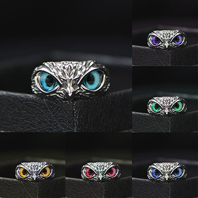 Owl Demon Eye Ring