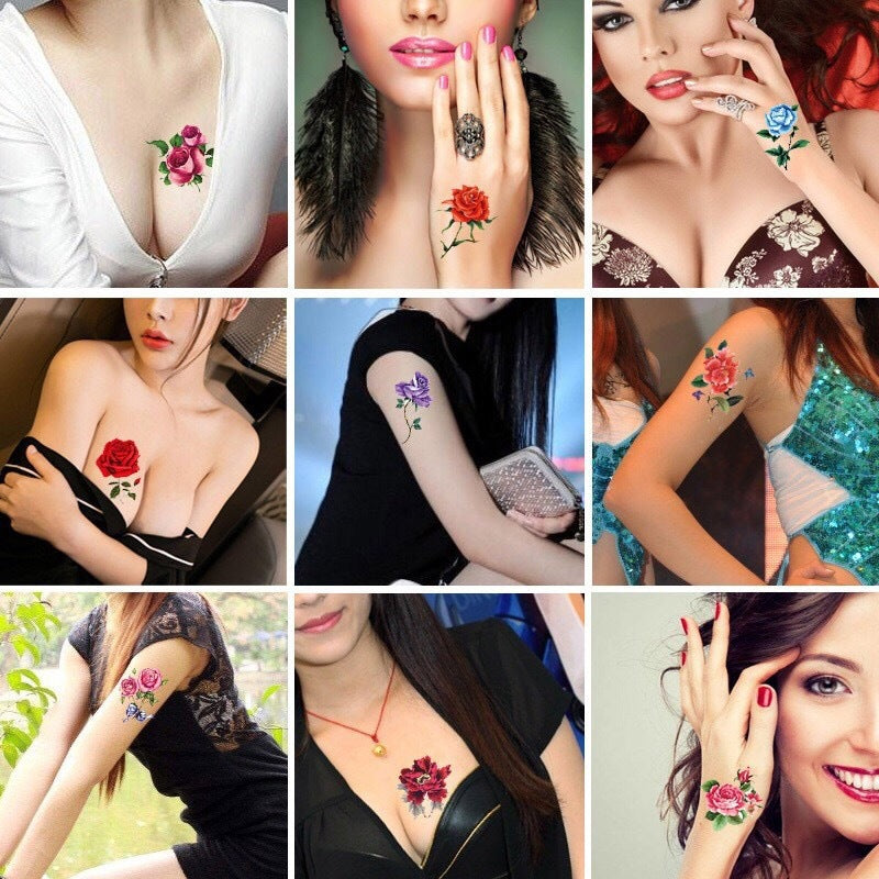 💥Hot sale💥 - Trendy 3D Tattoo Stickers 50 PCS