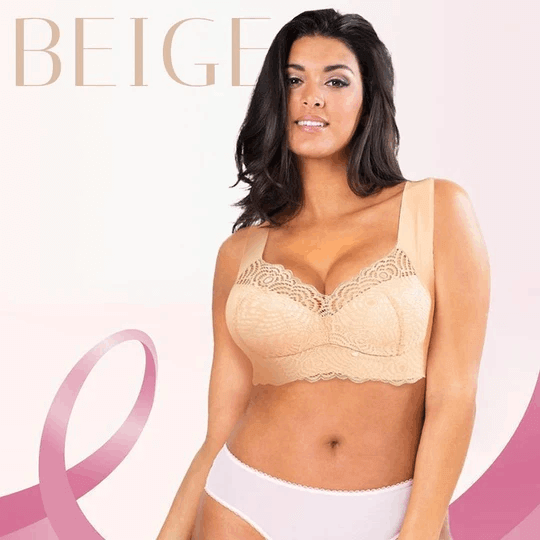 Stretch Full-Figure Seamless Lace Cut-Out BraBra with shapewear incorporated（Buy 2 Free Shipping）