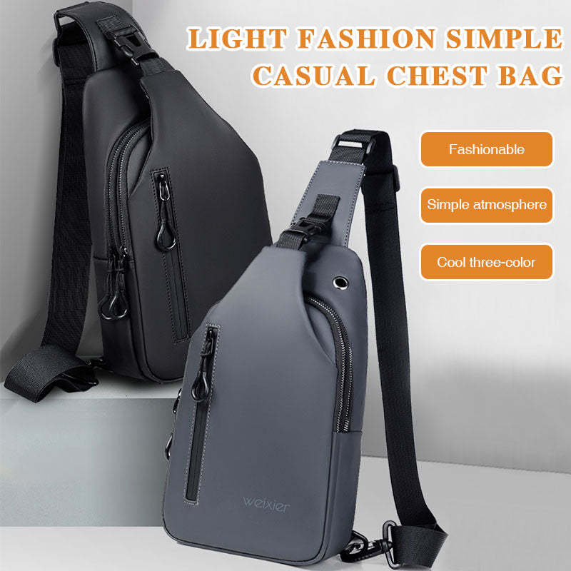 Casual Multifunctional Oxford Cloth Men's Chest Bag