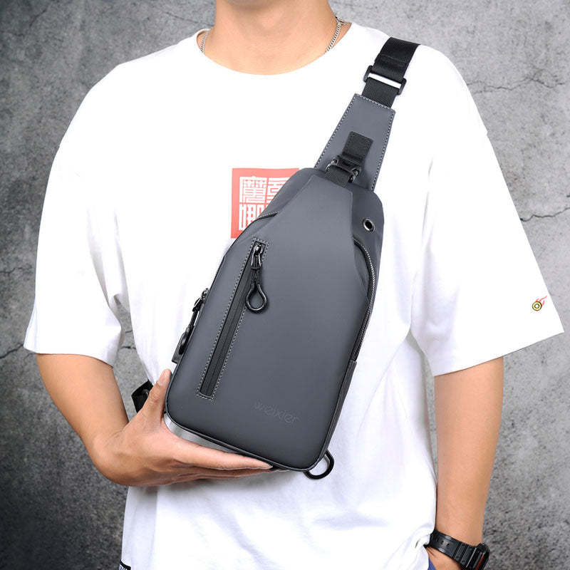 Casual Multifunctional Oxford Cloth Men's Chest Bag