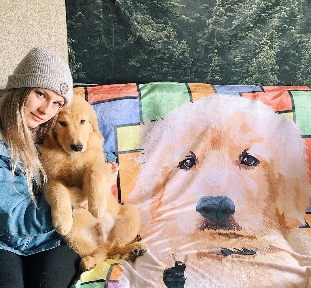 Custom Pet Fleece Blanket