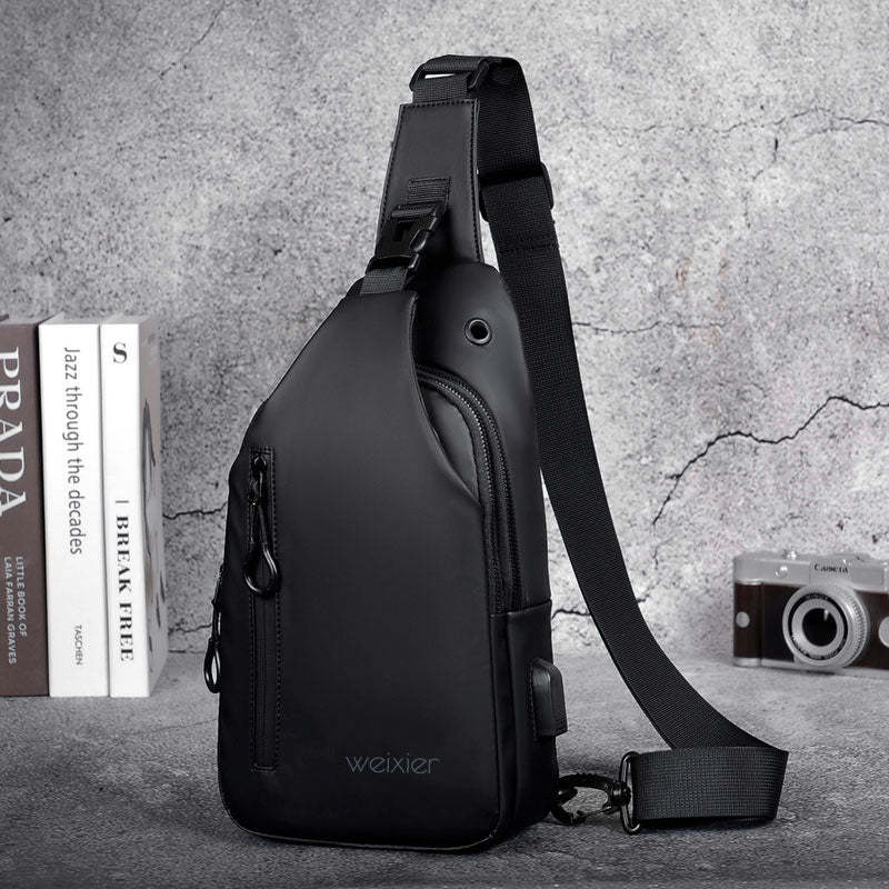 Casual Multifunctional Oxford Cloth Men's Chest Bag