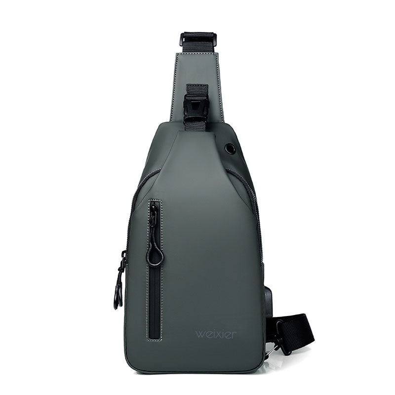 Casual Multifunctional Oxford Cloth Men's Chest Bag