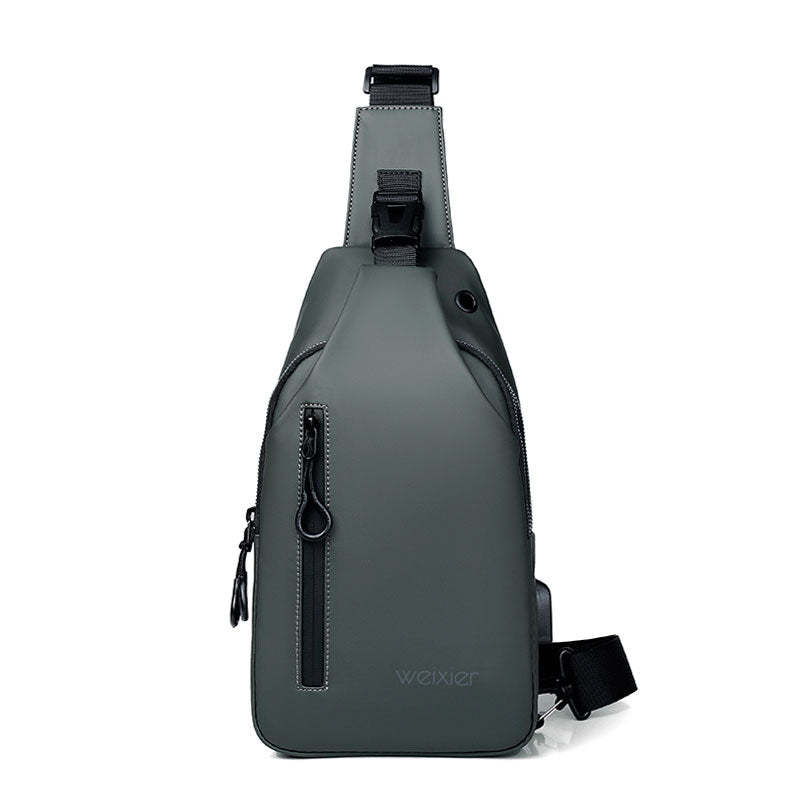 Casual Multifunctional Oxford Cloth Men's Chest Bag