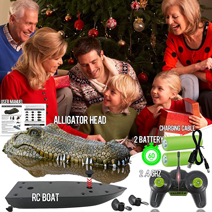 Crocodile Head Remote Control Boat