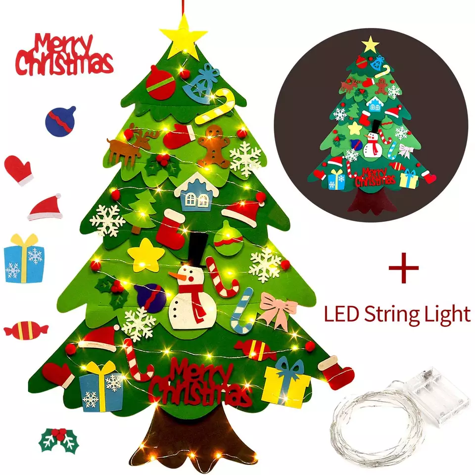 Kids DIY Felt Christmas Tree 🎄 The Best Christmas Gift For Kids in 2022 🎄