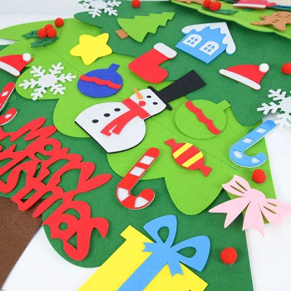 Kids DIY Felt Christmas Tree 🎄 The Best Christmas Gift For Kids in 2022 🎄