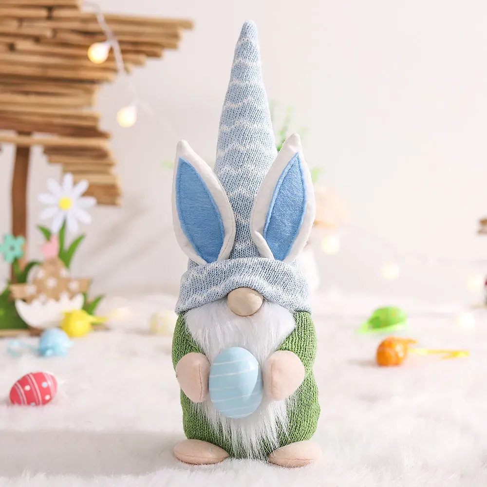 EASTER BUNNY GNOME WITH EGGS