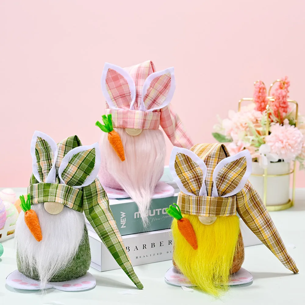 EASTER PLAID GNOME