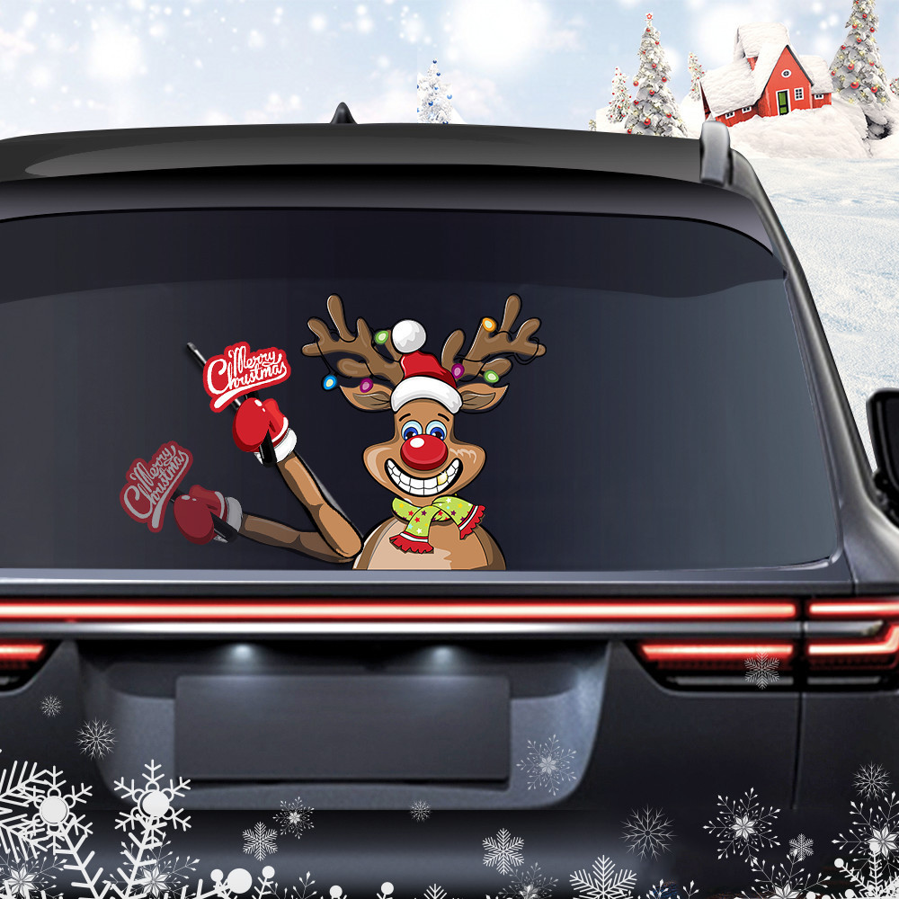 Christmas car wiper
