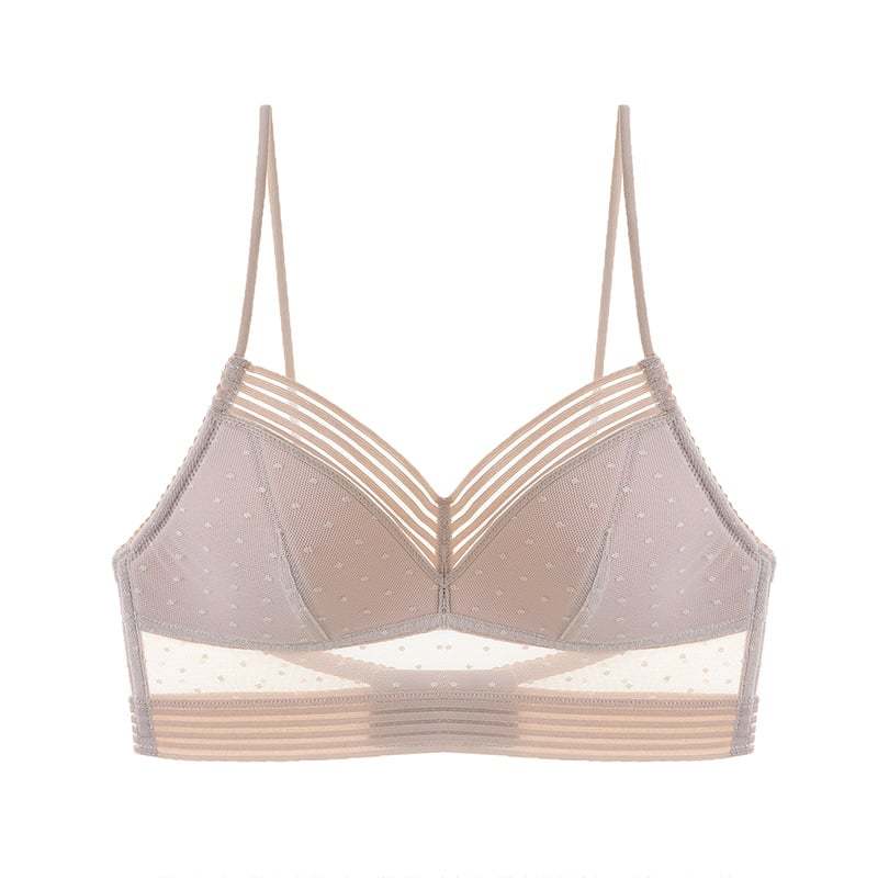 Low Back Wireless Lifting Lace Bra