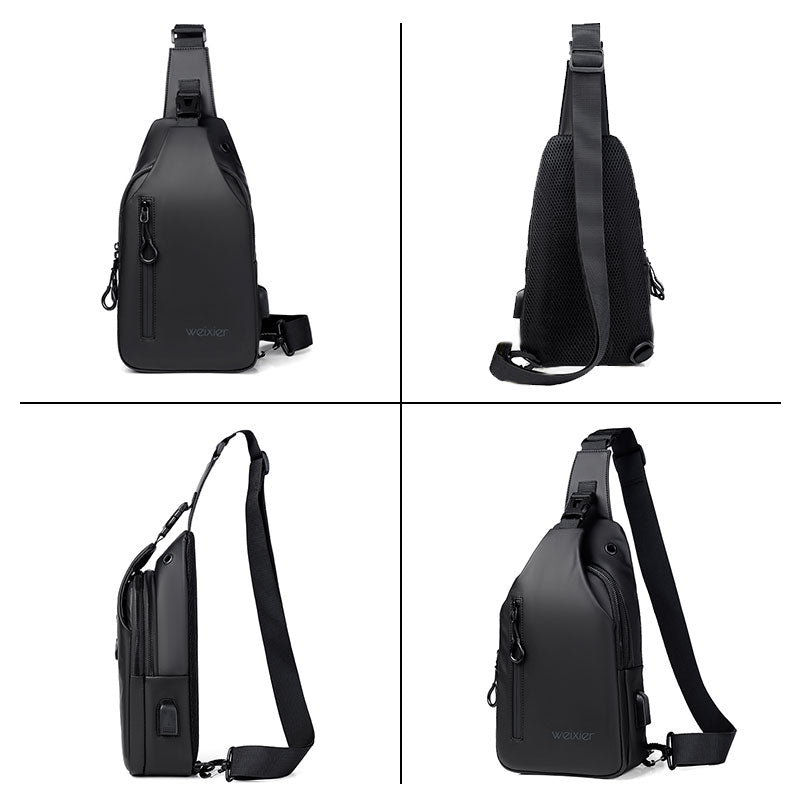 Casual Multifunctional Oxford Cloth Men's Chest Bag