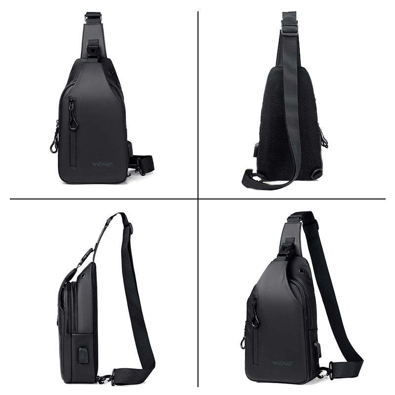 Casual Multifunctional Oxford Cloth Men's Chest Bag