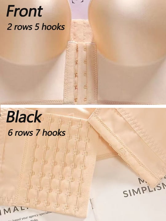 FRONT CLOSURE&amp;WIDE STRAPS LONGLINE WIRELESS GLOSSY CUP PUSH UP BRA